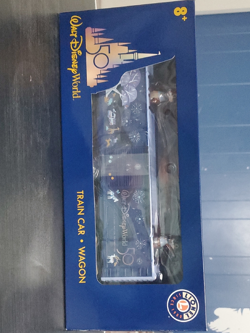 Walt Disney World 50th Anniversary Train Car - Navy with Gold Accents